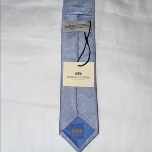 Hawes & Curtis Light Blue w/White Dots Tie